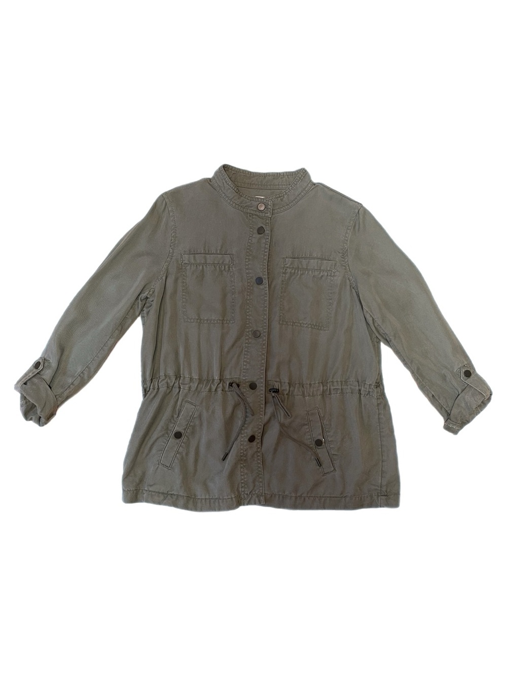 Loft Military Style Button Jacket